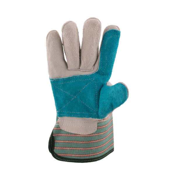 Leather Rigger Candy-Striped Gloves - Image 2
