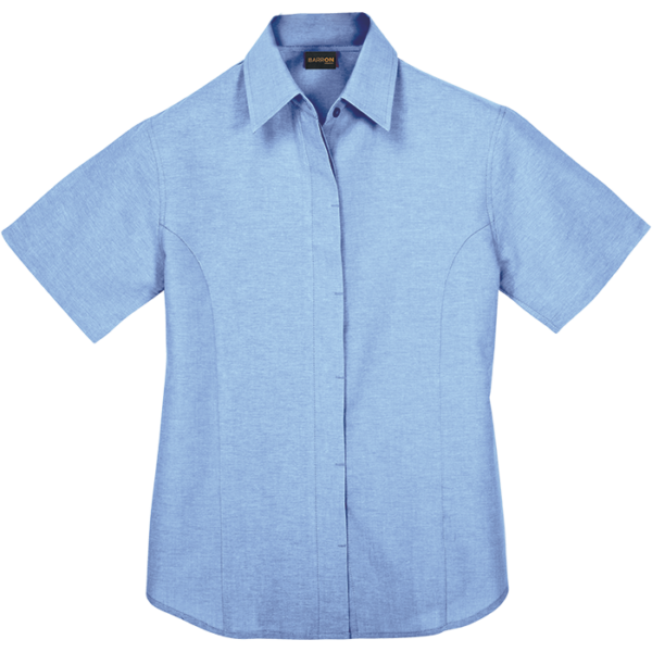 Oxford Blouse Short Sleeve Ladies