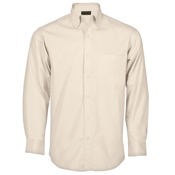 Brushed Cotton Twill Lounge Long Sleeve Mens