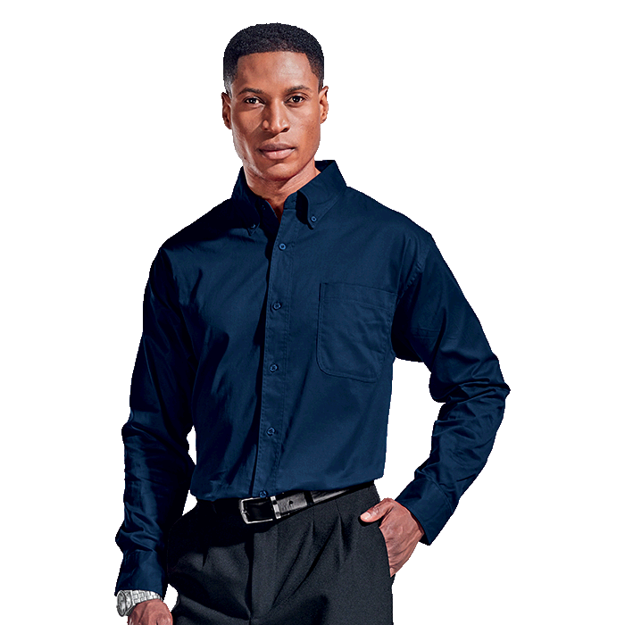 Brushed Cotton Twill Lounge Long Sleeve Mens - Image 2