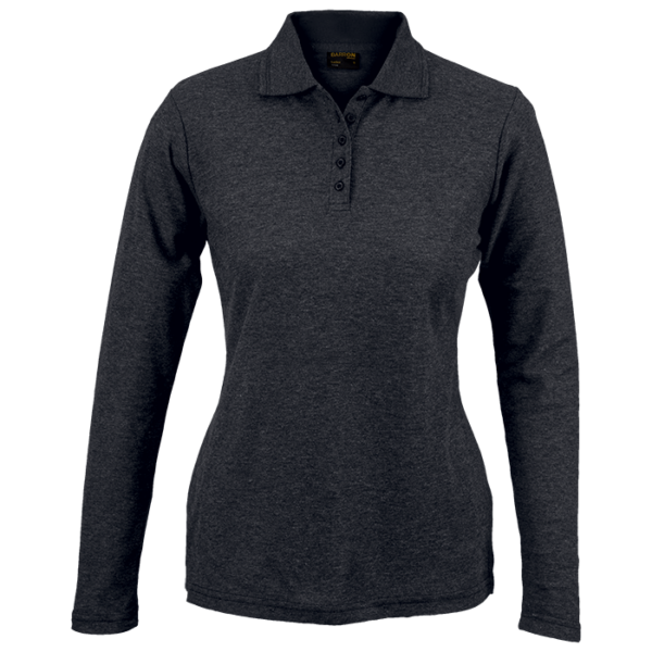 175g Pique Knit Long Sleeve Golfer Ladies