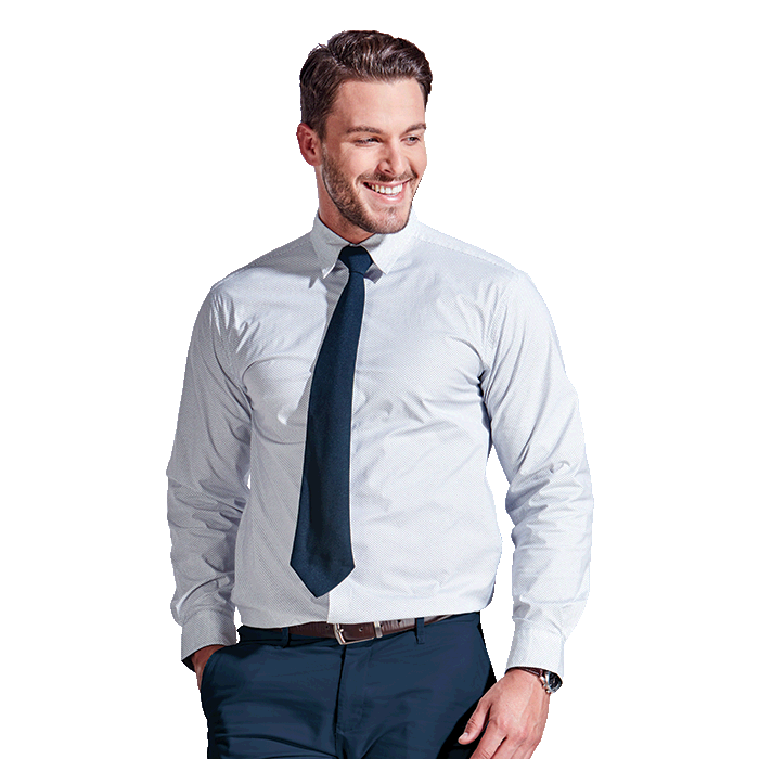 Richmond Lounge Shirt Long Sleeve Mens - Image 2