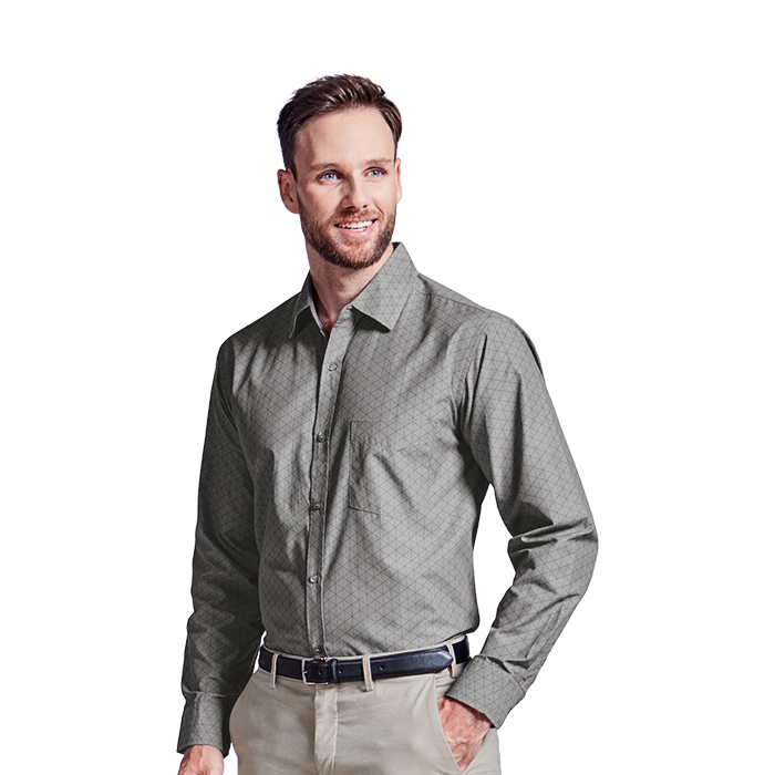Claremont Lounge Shirt Long Sleeve Mens - Image 2