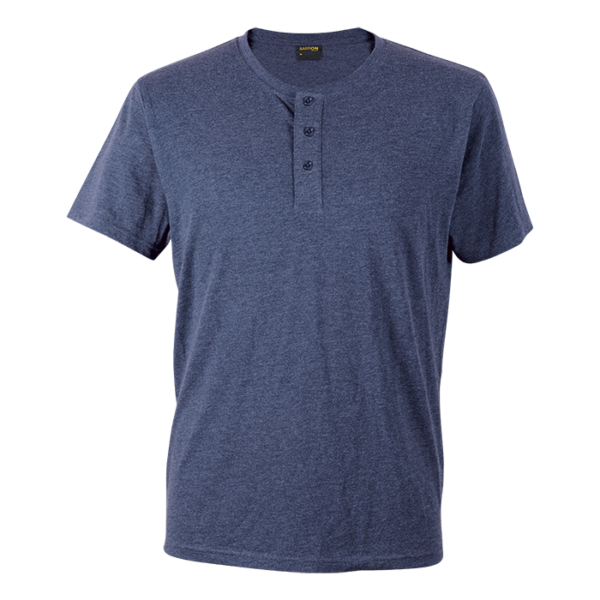 Henley Short Sleeve T-Shirt Mens