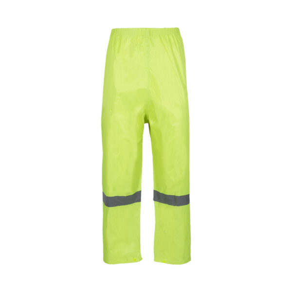 Rubberised Hi Viz Reflective Lime Rain Suit - Image 3