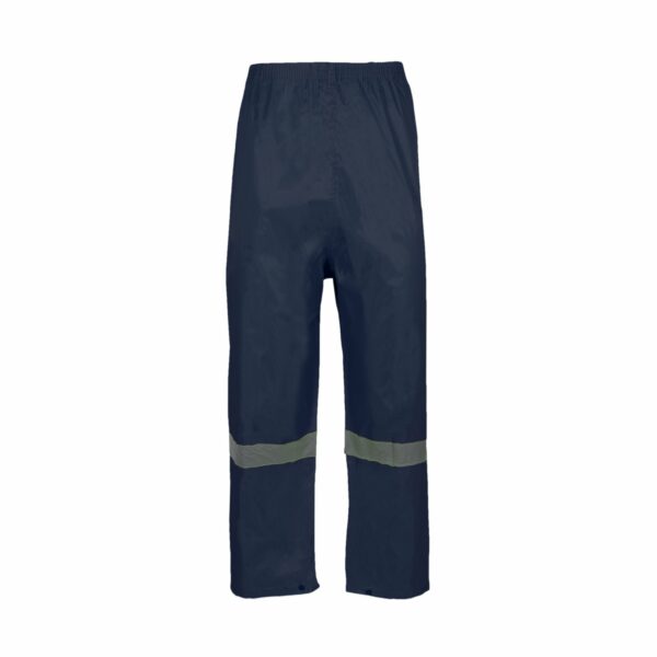 Rubberised Hi Viz Reflective Navy Rain Suit - Image 3