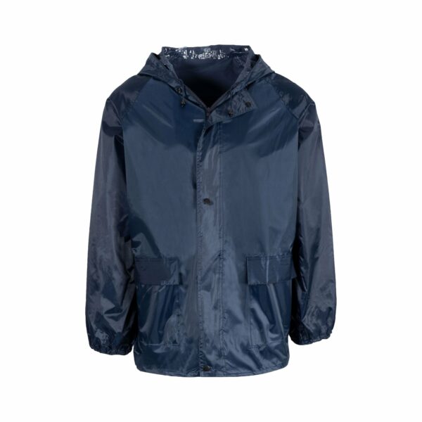 Rubberised Navy Rain Suit